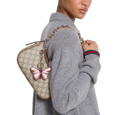 Bolsa para el hombro pequeña GG Emblem