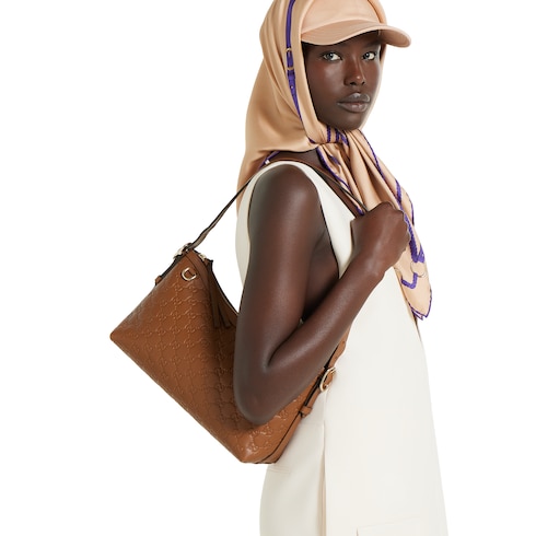 Bolsa para el hombro mediana GG Emblem