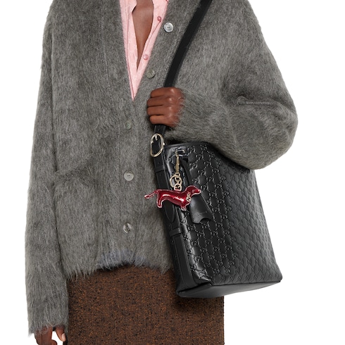 Bolsa para el hombro mediana GG Emblem