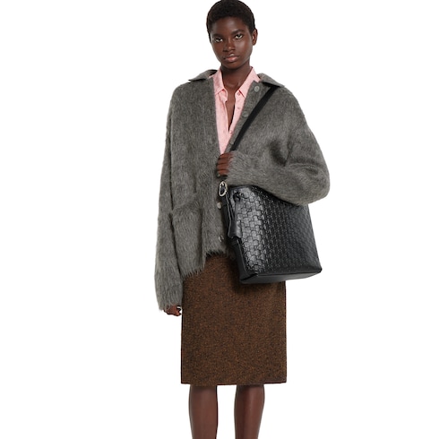 Bolsa para el hombro mediana GG Emblem