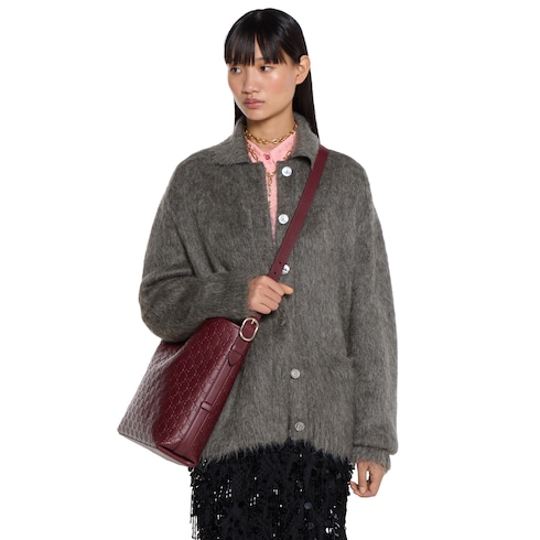 〔GGエンブレム〕ミディアム ショルダーバッグ