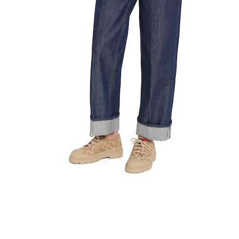 Chaussures à lacets avec bande Web pour femme