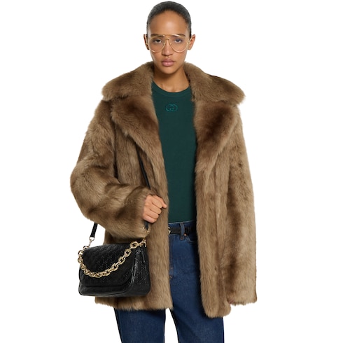 GG Emblem medium shoulder bag
