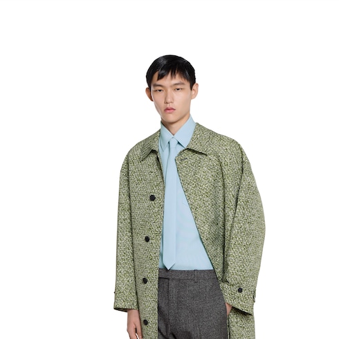 Cravate en soie avec effet crêpe