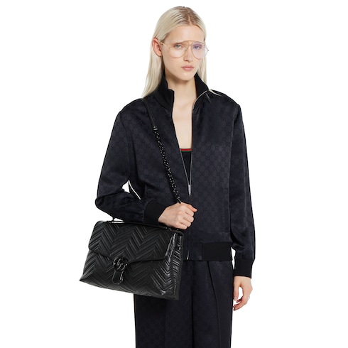 Bolsa para el hombro grande GG Marmont