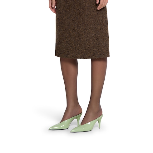 Mule Gucci 97 con tacón para mujer