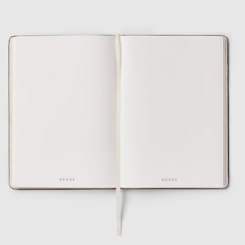 Large notebook with print