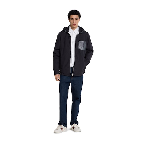 Chaqueta acolchada de popelina de algodón