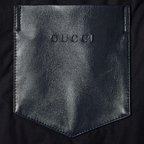 Chaqueta acolchada de popelina de algodón