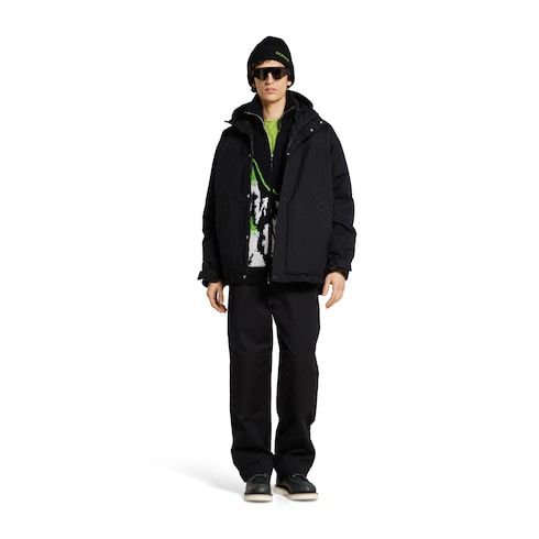 Cotton ripstop pant with canvas insert