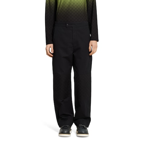 Cotton ripstop pant with canvas insert
