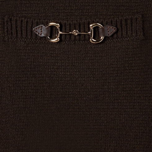 Jersey de cashmere y lana con Horsebit