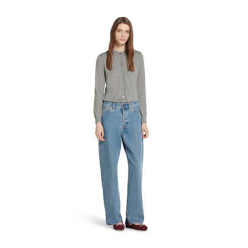 Cardigan en soie et cachemire