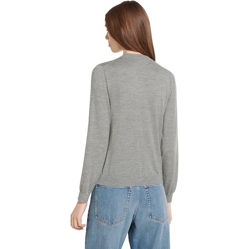 Chaqueta de punto de cashmere y seda