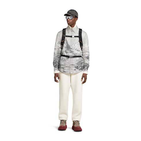 Printed nylon jacket