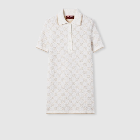 Robe en jacquard GG de cachemire et laine