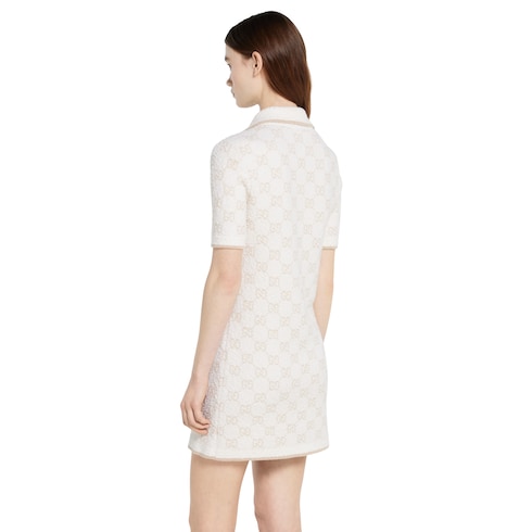 Robe en jacquard GG de cachemire et laine