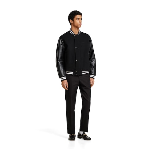 Bomber in lana batavia