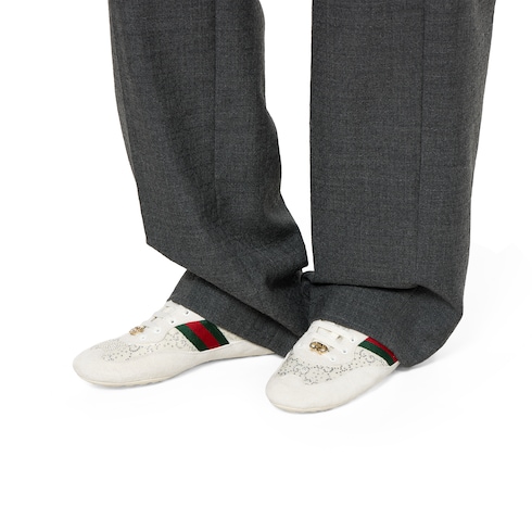 Sneakers Gucci Shift con GG con cristales para mujer