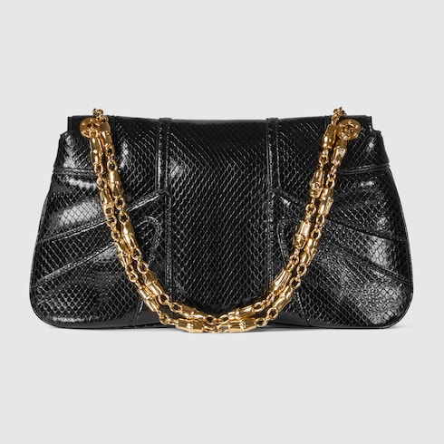 Abend-Schultertasche aus Pythonleder