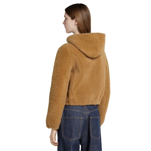 Bomber reversibile in shearling