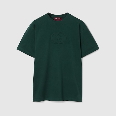 Camiseta de punto de algodón con bordado