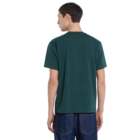 Camiseta de punto de algodón con bordado