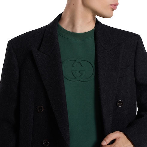 Sudadera de punto de algodón cepillado