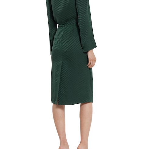 Interlocking G silk jacquard skirt