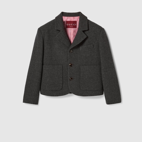 Heavy wool flannel jacket