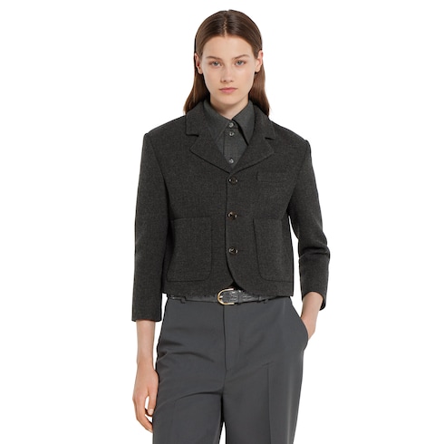 Heavy wool flannel jacket