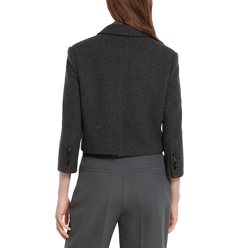 Chaqueta de franela de lana gruesa