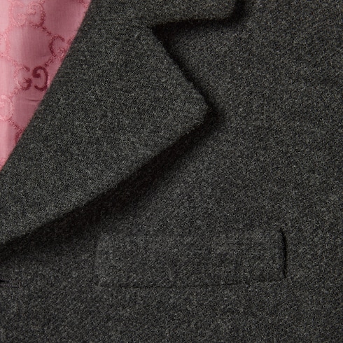 Heavy wool flannel jacket