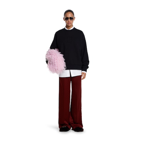 Brushed cotton jersey sweatshirt