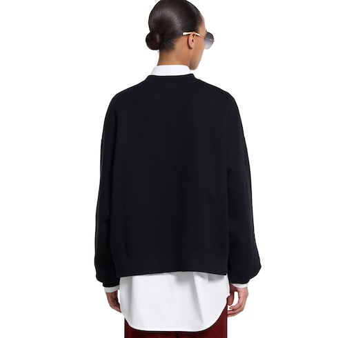 Brushed cotton jersey sweatshirt