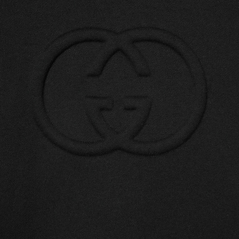 Sweat-shirt en jersey de coton brossé