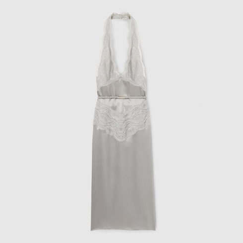 Silk satin dress