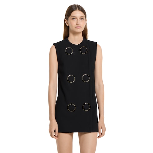Vest with maxi buttons