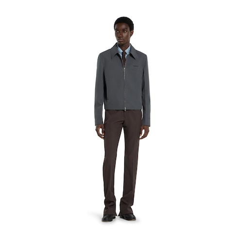 Bluse aus GG Seidenjacquard