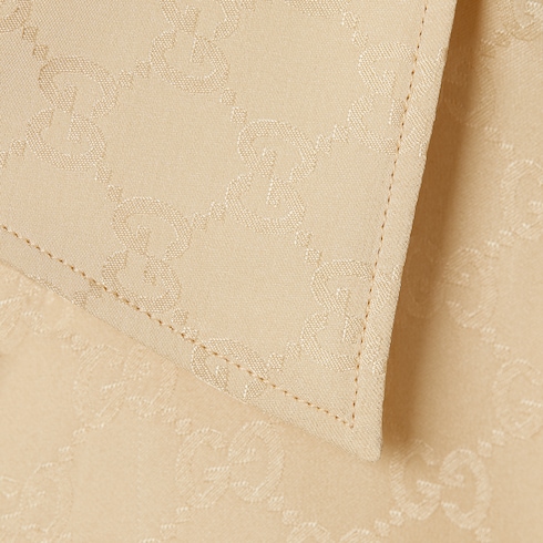 GG silk jacquard shirt