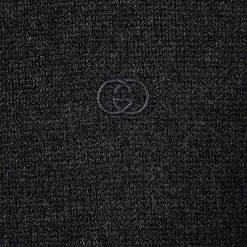 Cashmere sweater with GG