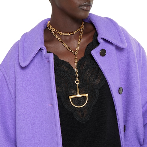 Maglione in lana e cashmere con pizzo