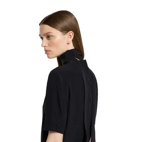 Blusa de crepé de seda de China