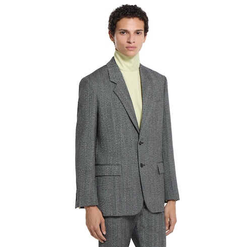 Veste en laine moulinée