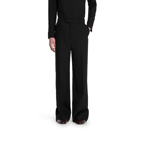 Pantalón de sarga de seda
