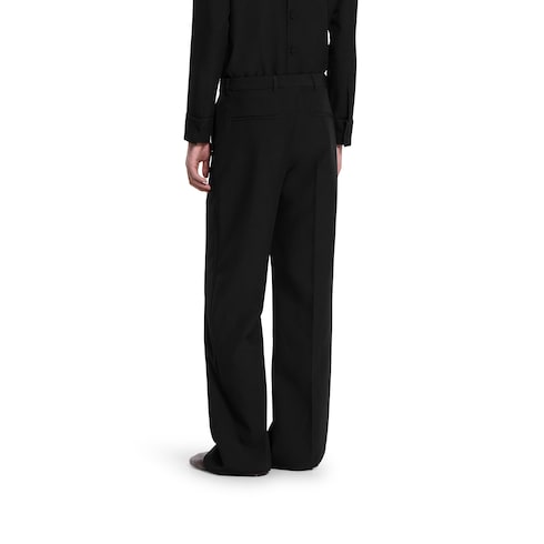 Silk twill pant