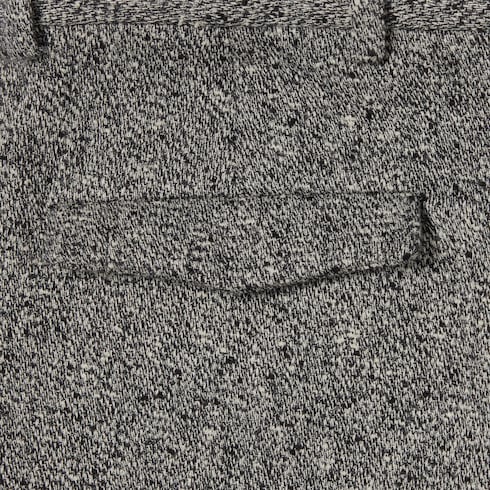 Double cotton wool trousers