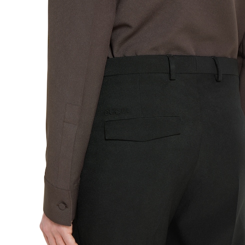 Technical panama trousers
