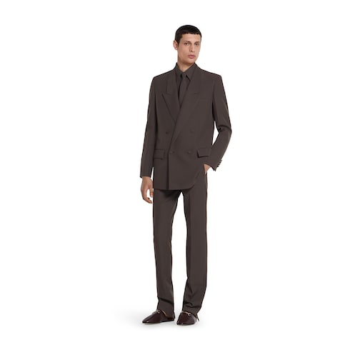 Technical panama trousers