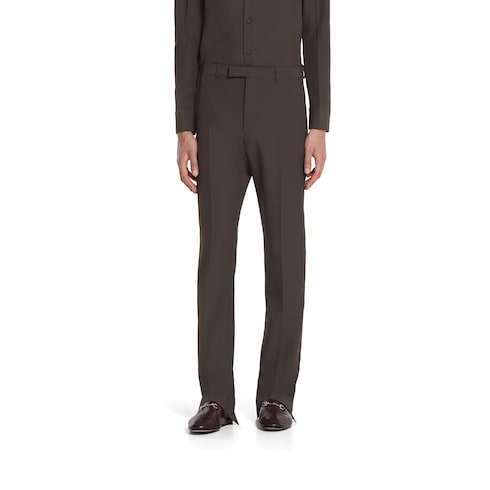 Technical panama trousers